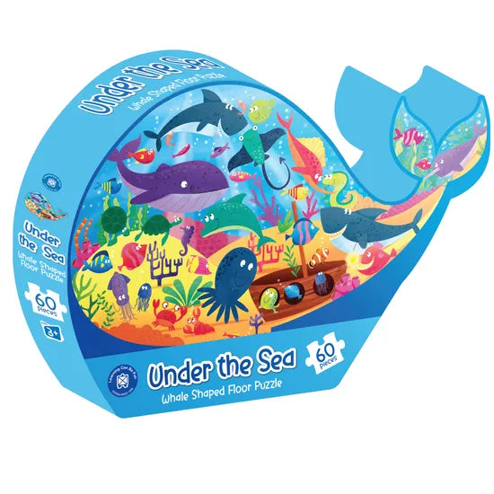 Under the Sea: Whale Shaped Floor Puzzle - Modern Teaching Aids NZ