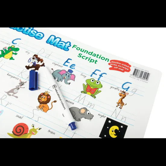 Practise Mat - Handwriting Foundation Script - Modern Teaching Aids NZ