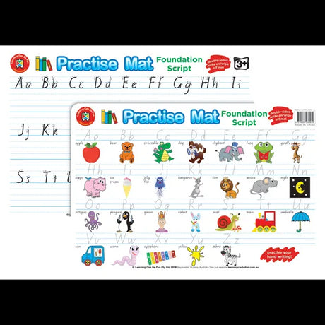 Practise Mat - Handwriting Foundation Script - Modern Teaching Aids NZ