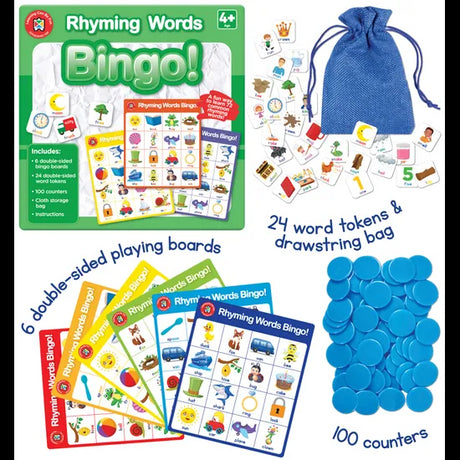 Rhyming Words Bingo - Modern Teaching Aids NZ