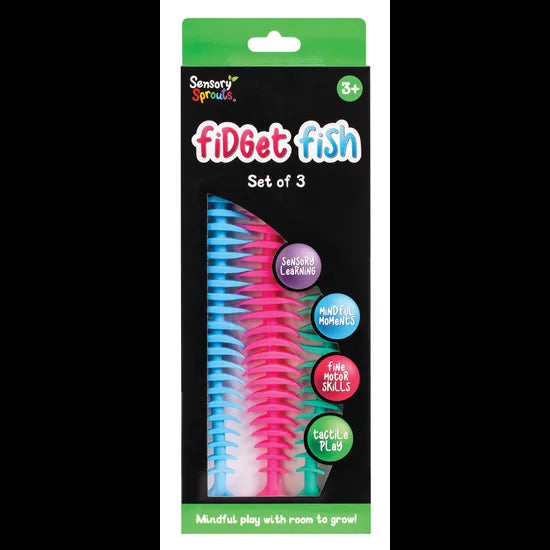 Sensory Sprouts Fidget Fish 3pk - Modern Teaching Aids NZ