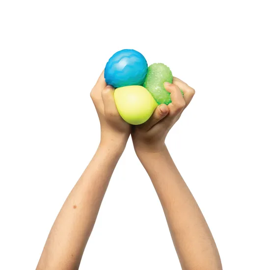 Sensory Sprouts Mindful Monster Balls - green blue yellow - Modern Teaching Aids NZ
