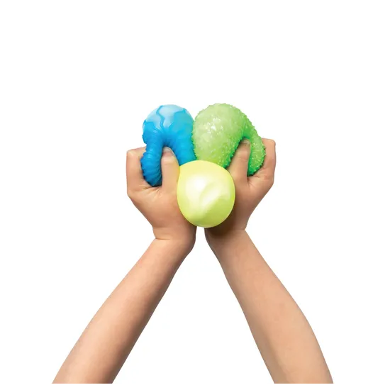 Sensory Sprouts Mindful Monster Balls - green blue yellow - Modern Teaching Aids NZ