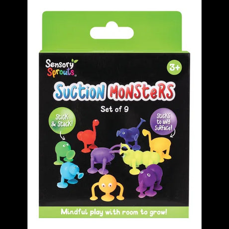 Sensory Sprouts Suction Monsters 9pk - Modern Teaching Aids NZ