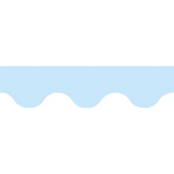 Growin Minds Sky Blue Rolled Scallop Border