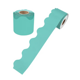 Growing Minds Teal Rolled Scalloped Border