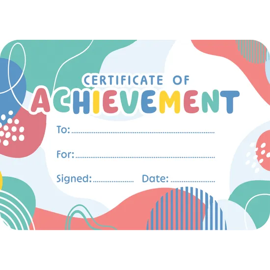 Growing Minds Achievement Certificates - Pack of 30