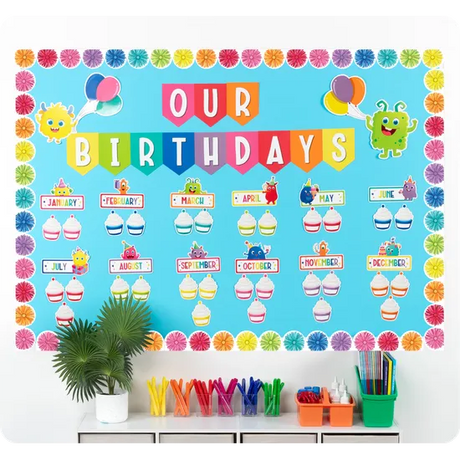 Giggle & Grow Birthday Bulletin Board Set - Modern Teaching Aids NZ