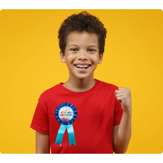 Giggle & Grow Blue Birthday Badge - Modern Teaching Aids NZ