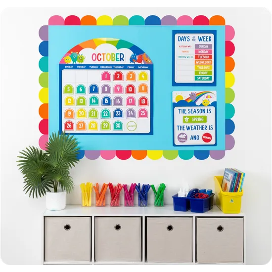 Giggle & Grow Calendar Bulletin Board Set - Modern Teaching Aids NZ