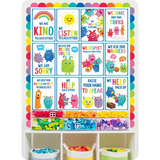 Giggle & Grow Classroom Rules Poster Set 12 - Modern Teaching Aids NZ