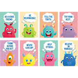 Giggle & Grow Character Traits Poster Set 8 - Modern Teaching Aids NZ