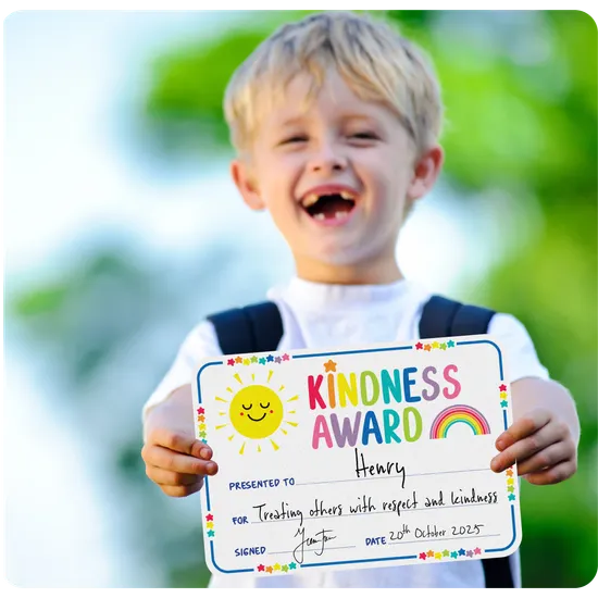 Giggle & Grow Kindness Award Certificates - Pack of 30 - Modern Teaching Aids NZ
