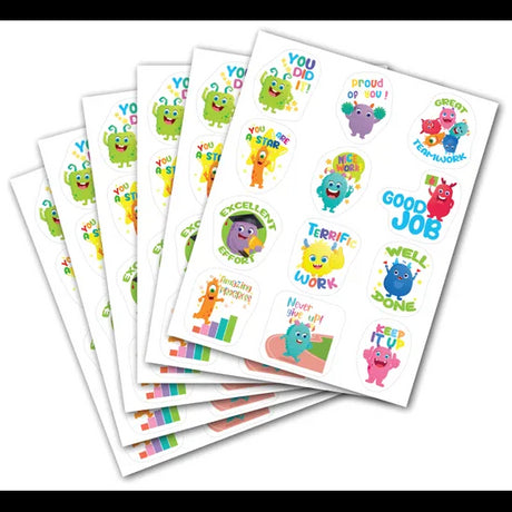 Giggle & Grow Motivational Stickers (Pk72) - Modern Teaching Aids NZ