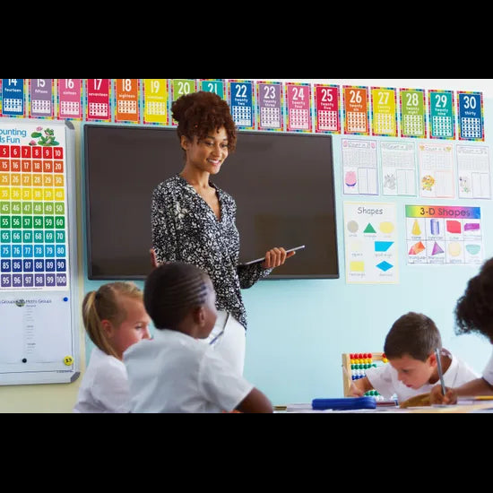 Giggle & Grow Number Cards Bulletin Board Set - Modern Teaching Aids NZ