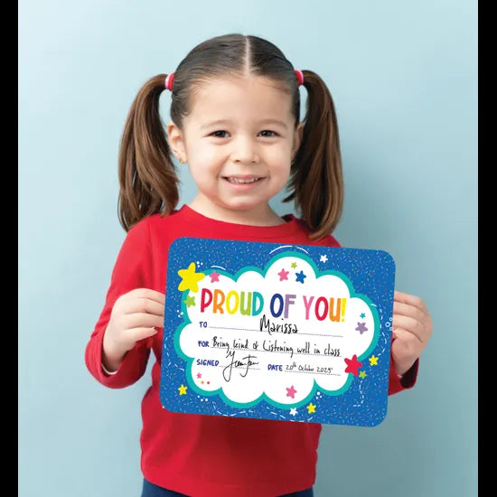 Giggle & Grow Proud of You Certificates - Pack of 30 - Modern Teaching Aids NZ