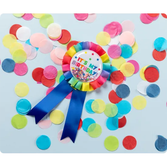 Giggle & Grow Rainbow Birthday Badge - Modern Teaching Aids NZ