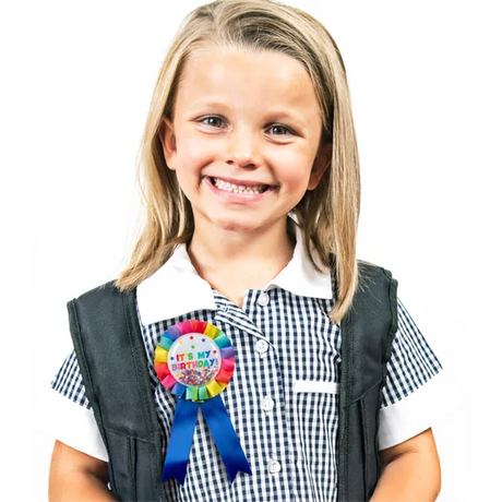 Giggle & Grow Rainbow Birthday Badge - Modern Teaching Aids NZ