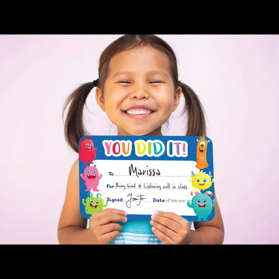 Giggle & Grow You Did It Certificates (Pk30) - Modern Teaching Aids NZ