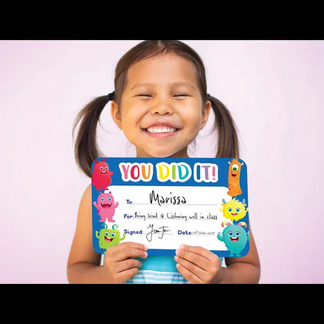 Giggle & Grow You Did It Certificates (Pk30) - Modern Teaching Aids NZ
