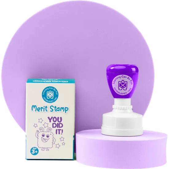 Giggle & Grow You Did It Merit Stamp - Modern Teaching Aids NZ