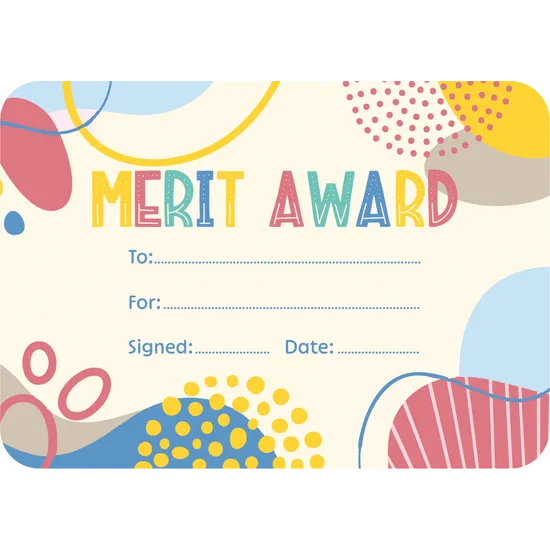 Growing Minds Merit Award Certificates - Pack of 30