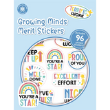 Growing Minds Merit Stickers Book