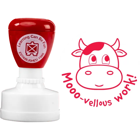 Moo-valous Work Merit Stamp - Modern Teaching Aids NZ