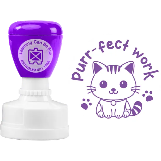 Purr-fect Work Merit Stamp - Modern Teaching Aids NZ