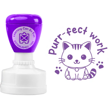 Purr-fect Work Merit Stamp - Modern Teaching Aids NZ
