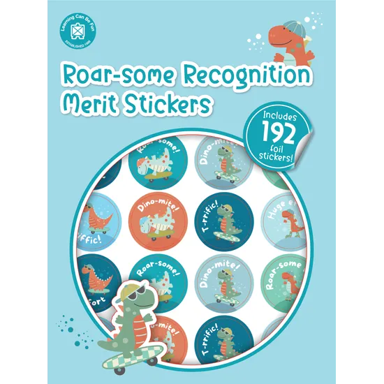 Roar-some Recognition Merit Sticker Book