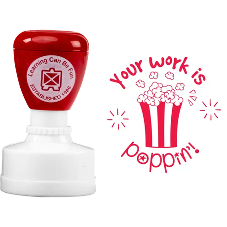 Your Work is Poppin' Merit Stamp - Modern Teaching Aids NZ