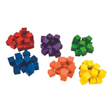 Teachables Wooden Counting Cubes - Maths Manipulatives, Set of 100 - Modern Teaching Aids NZ