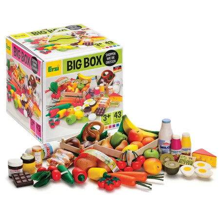 Big Box of Wooden Food - 43 Pieces - Modern Teaching Aids NZ