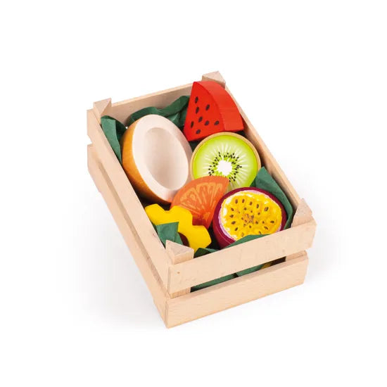 Crate of Assorted Tropical Fruits 7 Pieces