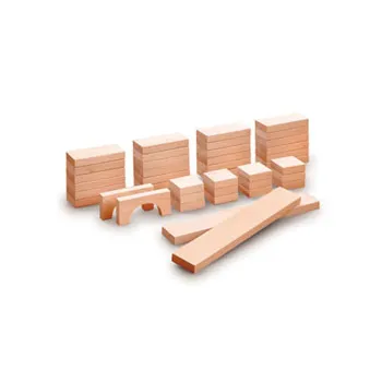 Maxi Wooden Building Bricks - 40 pieces - Modern Teaching Aids NZ