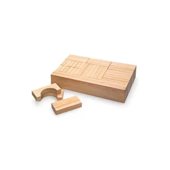 Maxi Wooden Building Bricks - 40 pieces - Modern Teaching Aids NZ