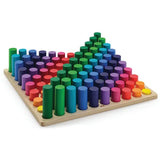 Educational Colourful Peg Board Game - Modern Teaching Aids NZ