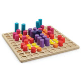 Educational Colourful Peg Board Game - Modern Teaching Aids NZ