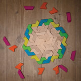 Rainbow GeoBlox - 60 pieces - Modern Teaching Aids NZ