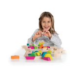 Rainbow GeoBlox - 60 pieces - Modern Teaching Aids NZ