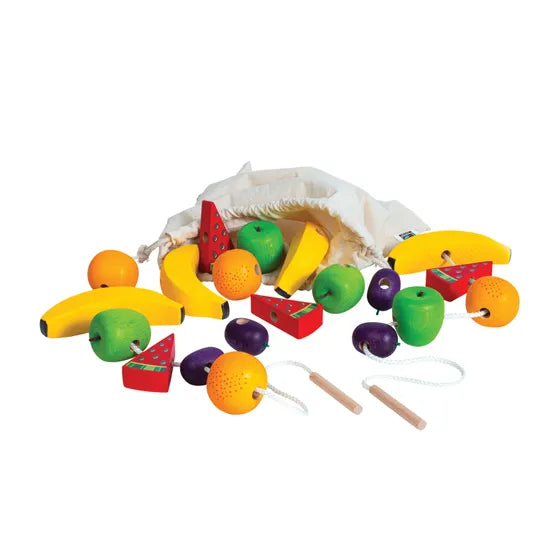 Large Sorting Threading Fruit 23 Pieces - Modern Teaching Aids NZ