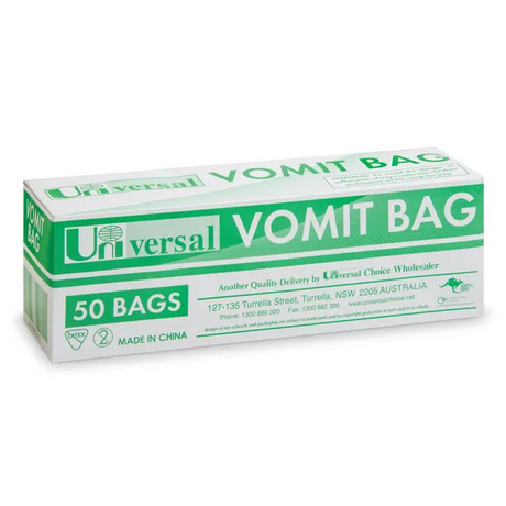 Vomit Bags - Pack of 50 - Modern Teaching Aids NZ