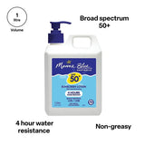 Sunscreen SPF50+ Water Resistant 1L Pump - Modern Teaching Aids NZ