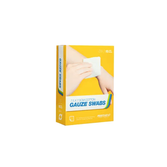 Gauze Swabs 7.5 x 7.5cm (5 x 3pk) 15pk - Modern Teaching Aids NZ
