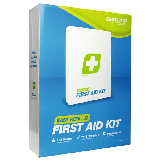 First Aid Kit EasyRefill Metal Wall Mount - Modern Teaching Aids NZ