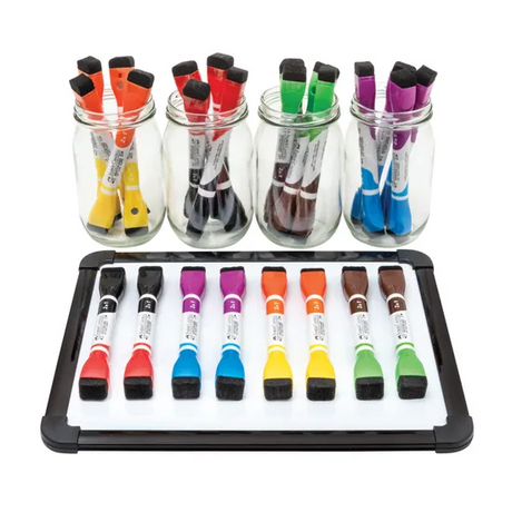 Faber Castel Bicolour Magnetic Whiteboard Markers - Pack of 4 - Modern Teaching Aids NZ