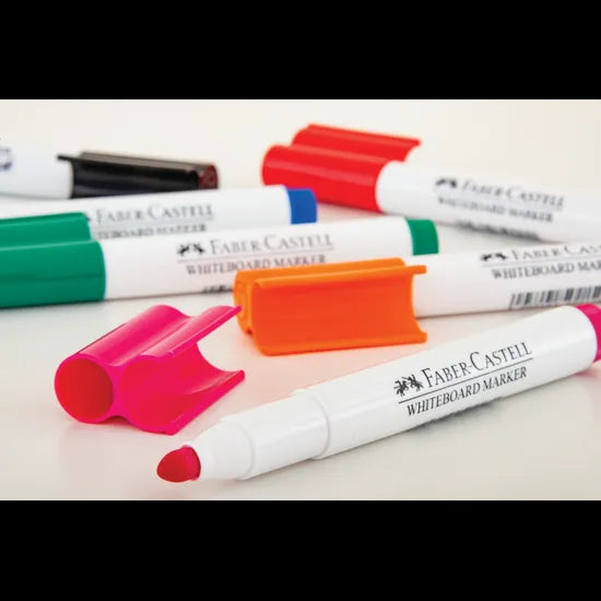 Faber Castel Connector Whiteboard Markers Asst - Pack of 6 - Modern Teaching Aids NZ