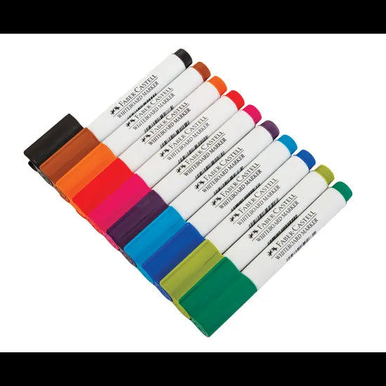 Faber Castel Connector Whiteboard Markers Asst - Pack of 6 - Modern Teaching Aids NZ
