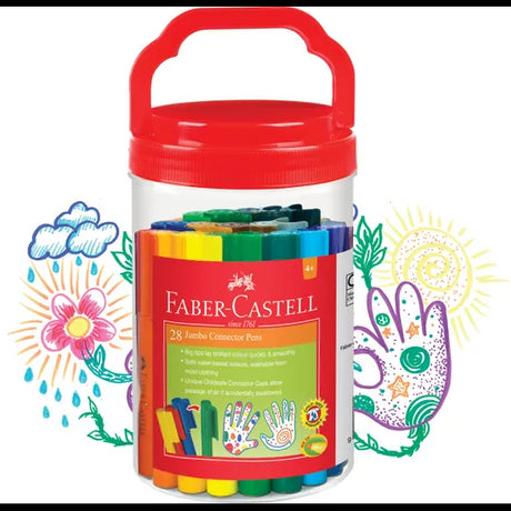 Jumbo Connector Pens - Tub of 28 - Modern Teaching Aids NZ